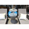Zahradní chladící stolek FABIR - šedý
