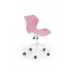 Kancelářská židle MATRIX 3 - růžová/bílá