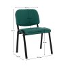 Konferenční židle ISO 2 NEW - zelená