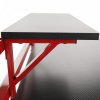 PC stůl/herní stůl TABER - červená / černá