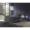 Manželská postel GRACE 160x200 cm - šedá
