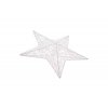 Hvězda, vánoční dekorace, barva bílá LBA009-B
