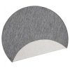 Kusový koberec Twin-Wendeteppiche 103097 kruh šedá, béžová