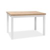 Jídelní stůl ADAM 100x60 - dub lancelot/bílá mat