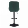 Barová židle CHIRO NEW - tmavozelená Velvet látka