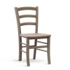 Dřevěná židle Paysane COLOR - masiv rosso