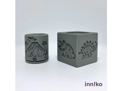 Obtiskovací kostka s válečkem 2v1 | Dinosauři