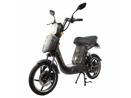 Elektroskútr RACCEWAY® E-BABETA®, maskáč zelený