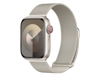 Elegantní kovový Starlight Apple Watch řemínek Milánský tah