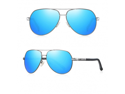 Brýle sluneční BARCUR Blue Silver