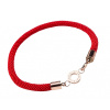 Kabbalah červený náramek CIRCLE 2.