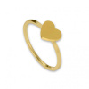 Dámský Minimalistický prsten HEART Gold
