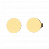 Dámské zlaté minimalistické náušnice z oceli CIRCLE