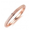 Růžovozlatý Prsten z chirurgické oceli BETH