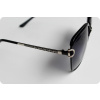 Dámské černé moderní sluneční brýle BARCUR Black