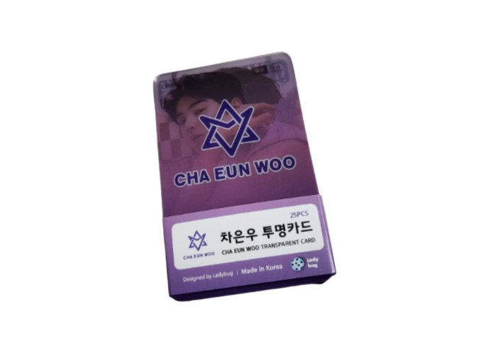 CHA EUN WOO - Transparent card (25ks)