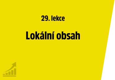 Lokální obsah