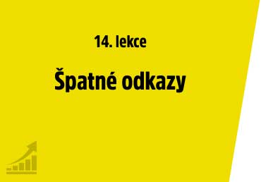 Špatné (toxické) zpětné odkazy