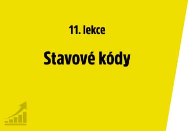 Stavové kódy 200, 301, 302, 404, 500, 503