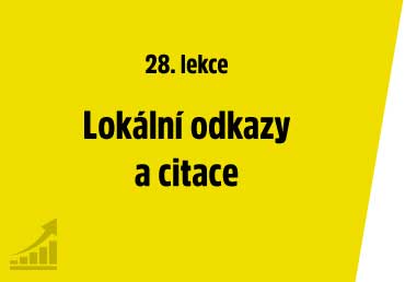 Lokální odkazy a citace