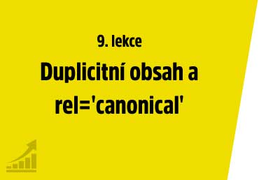 Duplicitní obsah a kanonické URL