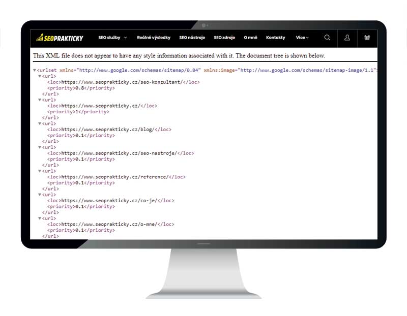 S průchodností webu může pomoci i mapa stránek - sitemap.