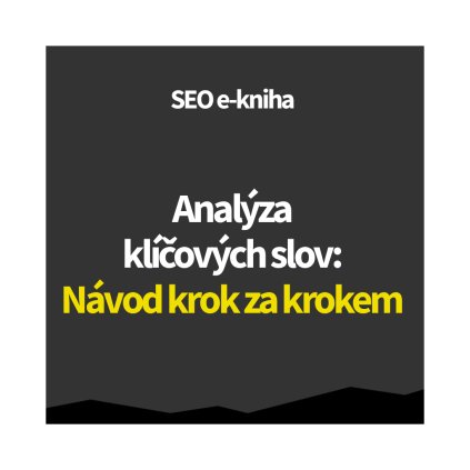 seo e kniha analyza klicovych slov