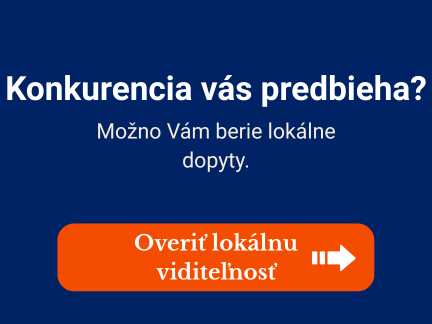 Lokálna viditeľnosť firmy v Google Mapách a porovnanie s konkurenciou.