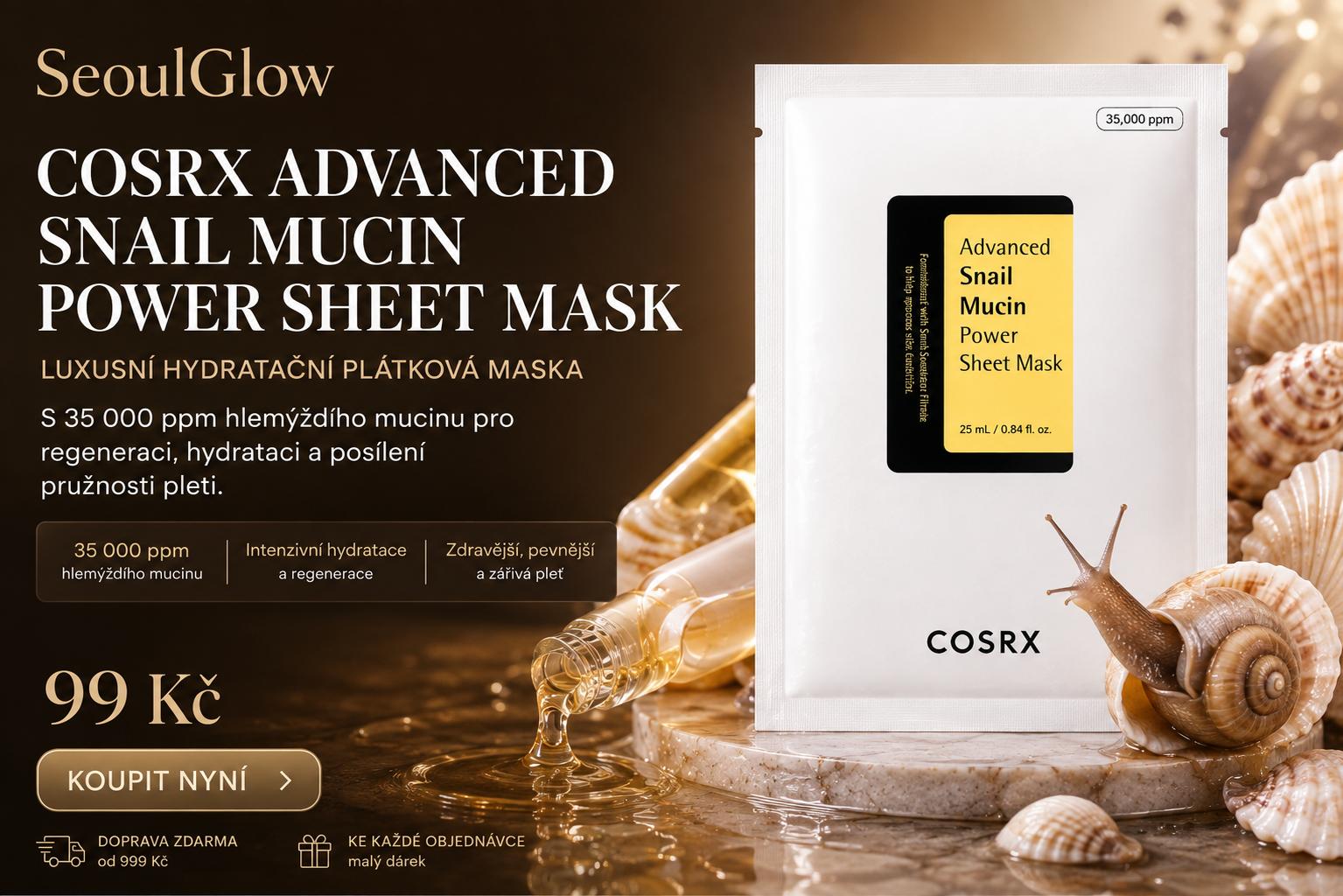 COSRX - Advanced Snail Mucin Power Sheet Mask 25 ml