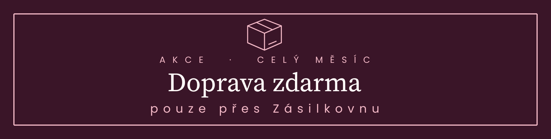 Doprava zdarma celý měsíc – pouze přes Zásilkovnu | SeoulGlow