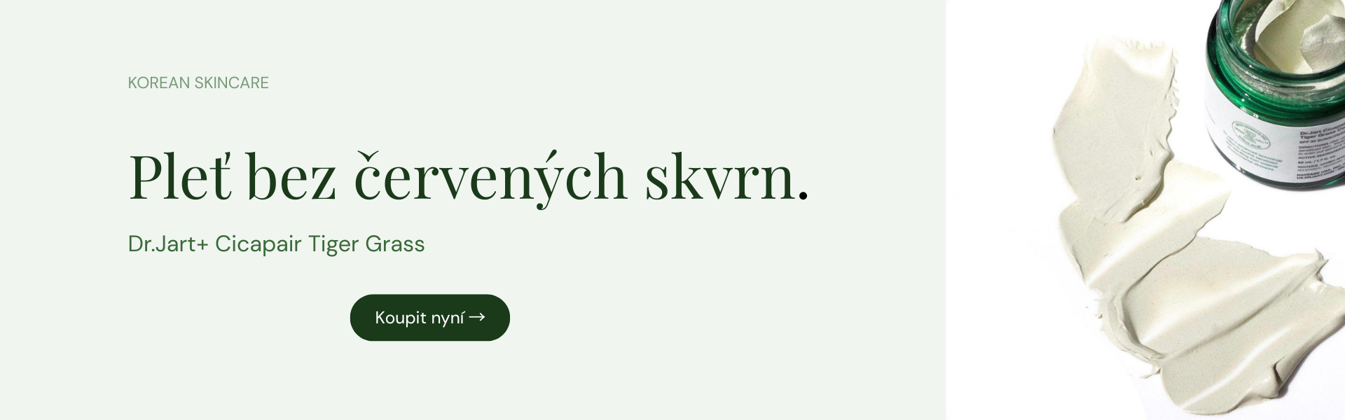 Pleť bez červených skvrn. Dr.Jart+ Cicapair Tiger Grass