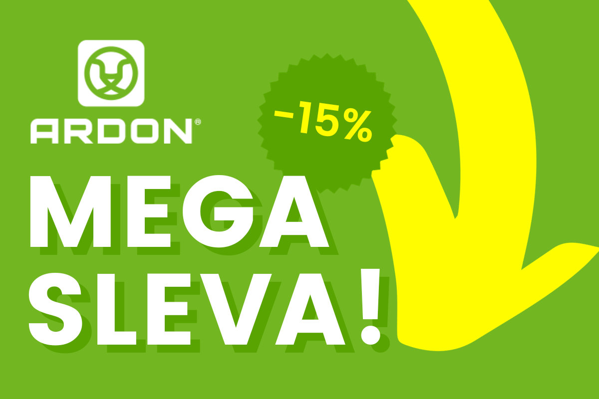 Využijte 15% slevu na všechny produkty Ardon