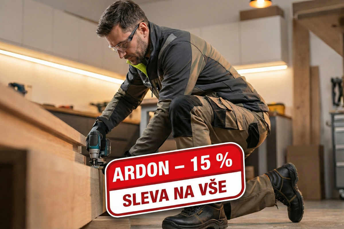 Ardon sleva na vše: Ušetřete 15 % na pracovních oděvech a obuvi