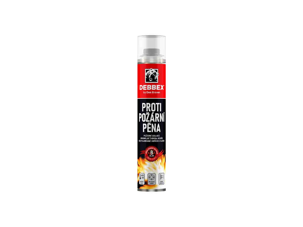 Protipozarni pena pistolova debbex by den braven web 2026 v3