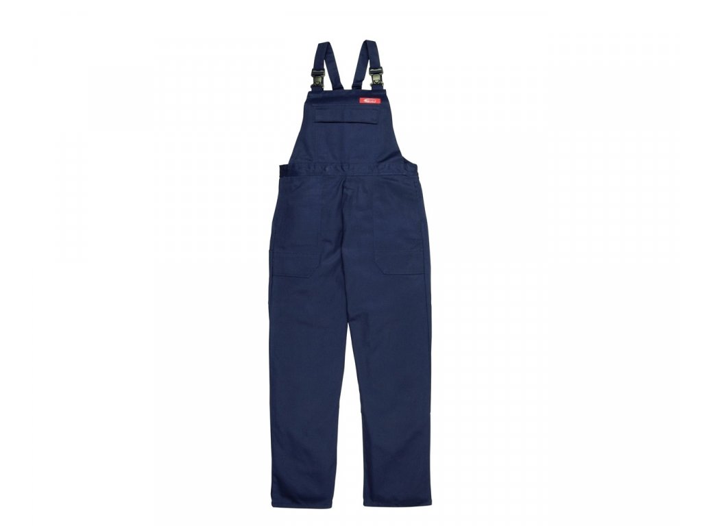 BIZWELD nehořlavé pracovní kalhoty s náprsenkou navy (Velikost/varianta S)