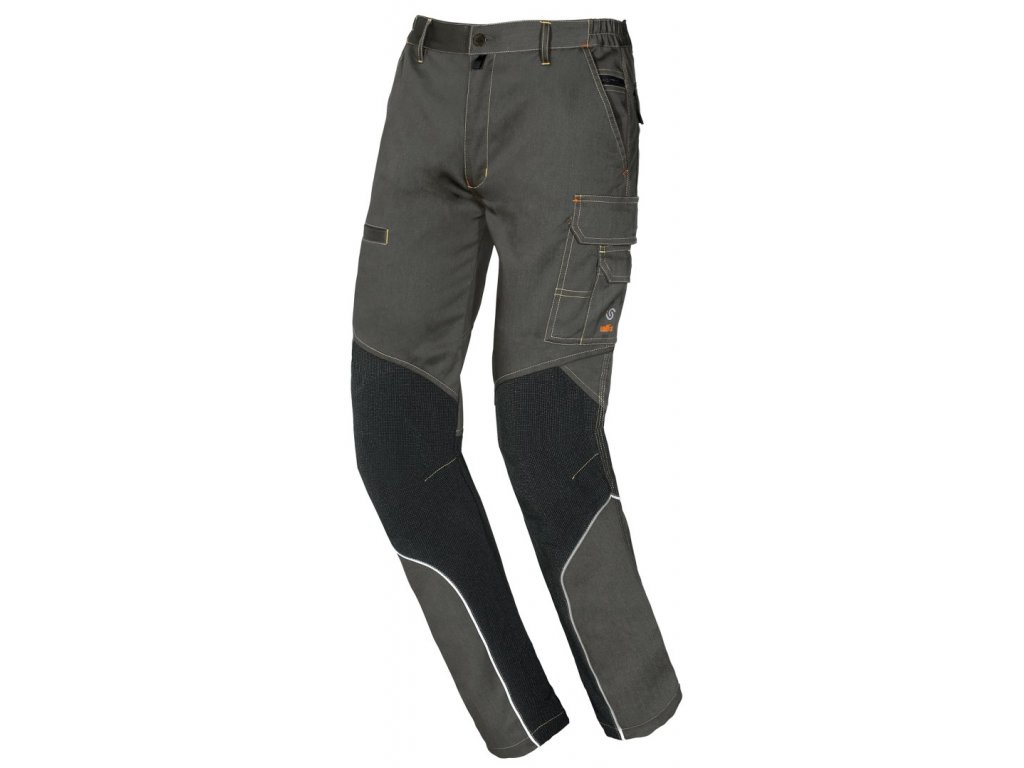 STRETCH EXTREME pracovní kalhoty montérkové šedo černá (Velikost/varianta 3XL)