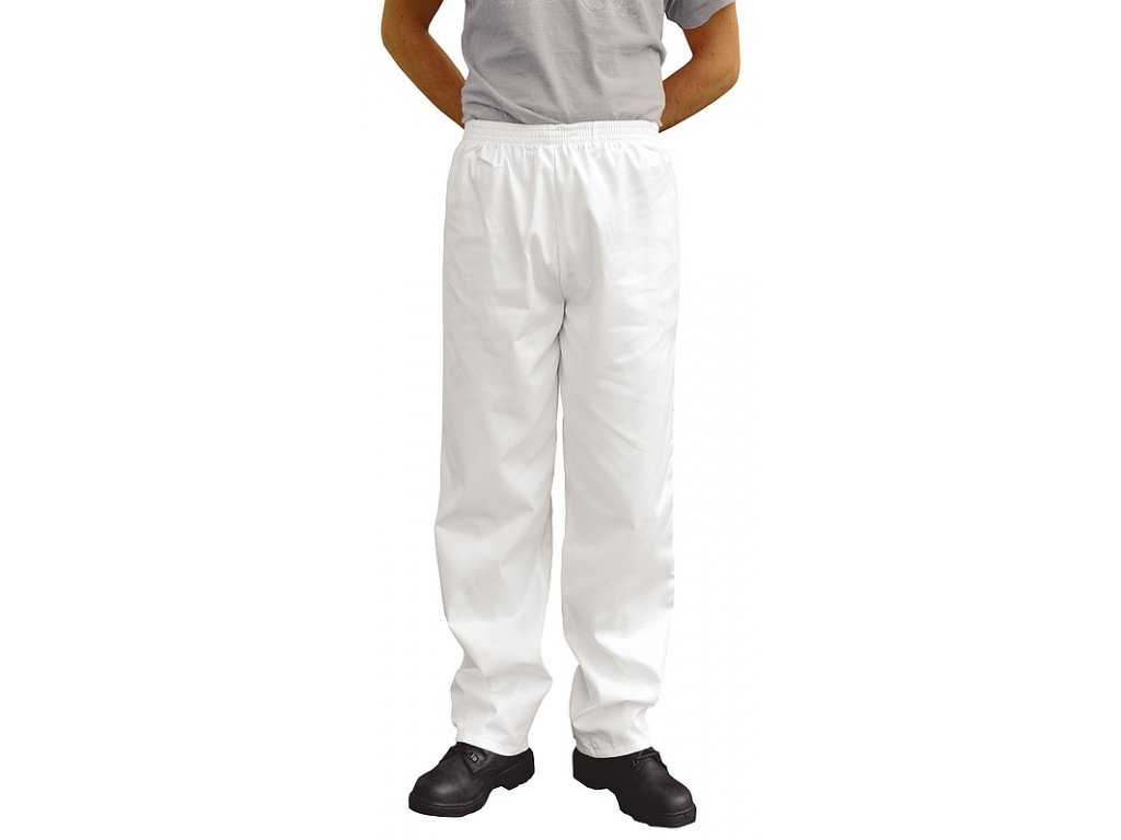 Pekařské kalhoty bílé (Velikost/varianta 3XL)