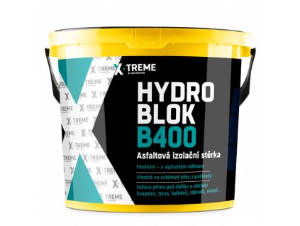 Asfaltová izolační stěrka HYDRO BLOK B400 5 kg kbelík