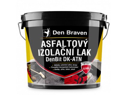 Asfaltový izolační lak DenBit DK-ATN 4,5 kg vědro