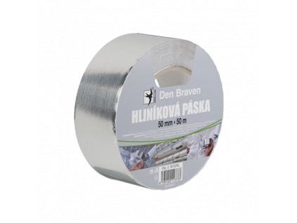 Hliníková páska 100 mm, délka 50 m stříbrná