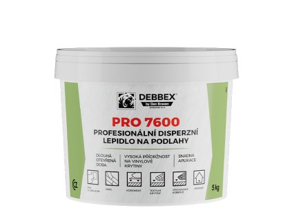 Profesionalni disperzni lepidlo na podlahy PRO 7600 debbex by den braven web 2025