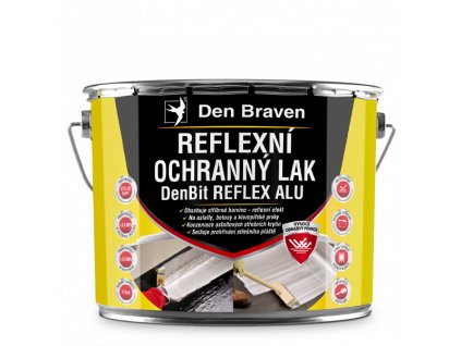 Reflexní ochranný lak DenBit REFLEX ALU 9 kg plechovka