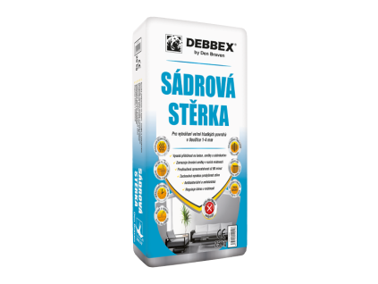 Sadrova sterka debbex web 2026
