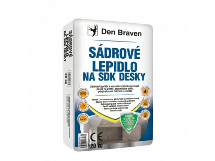 sadrove lepidlo na SDK desky web