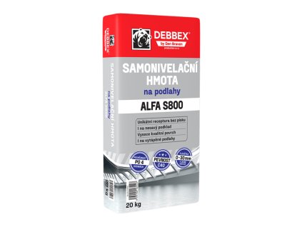 Samonivelacni hmota ALFA S800 debbex by den braven web 2025
