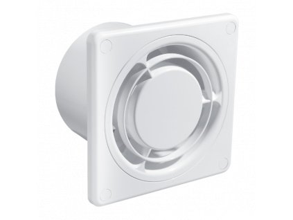 Ventilátor KLASIK Ø 100 mm bílá