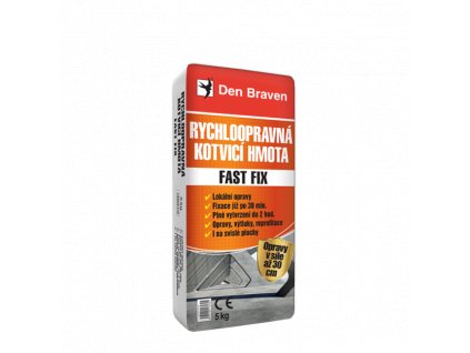 Rychloopravná kotvicí hmota FAST FIX 5 kg pytel