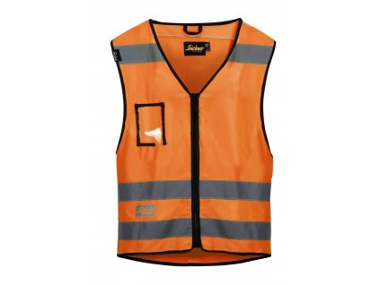 Reflexní vesta Snickers Workwear, třída 2 oranžová vel. S/M Snickers Workwear