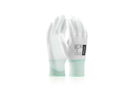 Máčené rukavice ARDON®PURE TOUCH WHITE - bílá