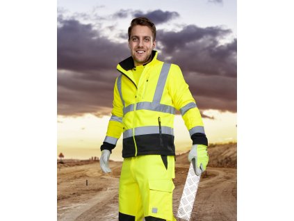 Reflexní mikina fleece ARDON®SIGNAL žlutá (Velikost S)